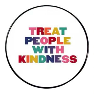 Treat People With Kindness Enameled Pin NEW